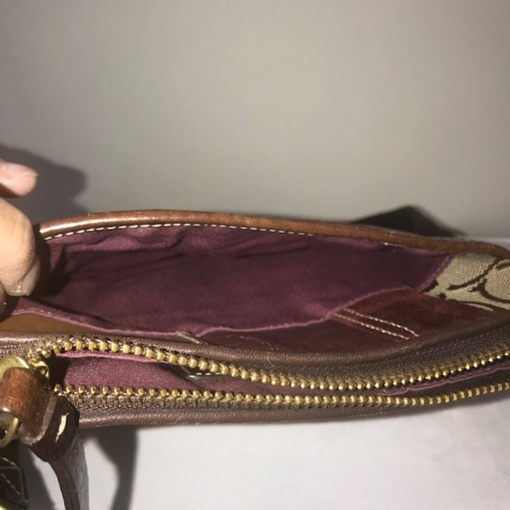 Coach Crossbody Holiday Parchwork Bag. GUC - Picture 4 of 8